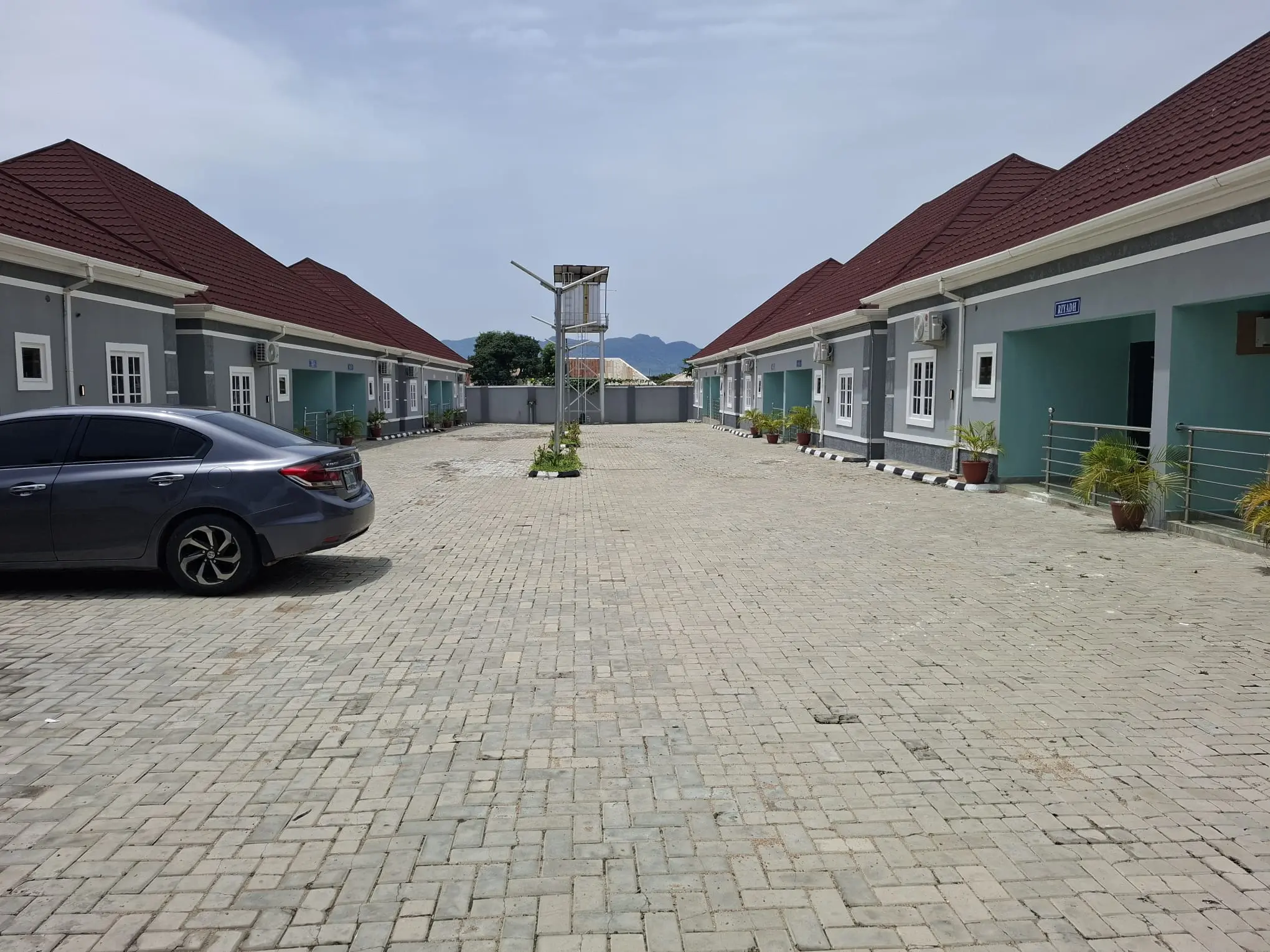 Drive-in compound view at Nectar Hotels and Suites